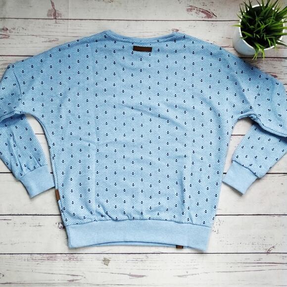 NWT NAKETANO Anchor Print Drop Shoulder Sweatshirt - Picture 6 of 8